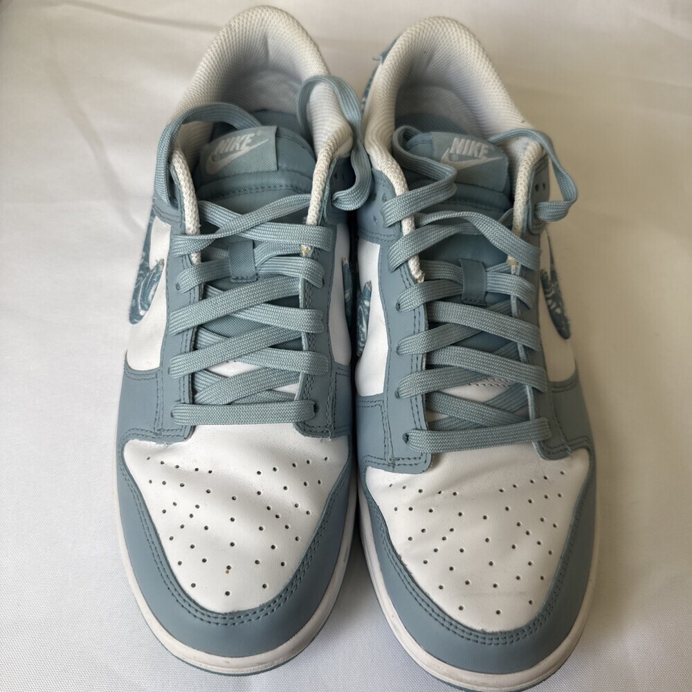 Nike Womens Dunk Low Blue Paisley DH4401-101 Women Size - Picture 2 of 10